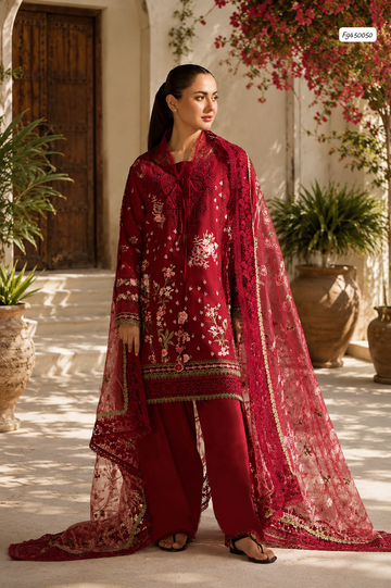 BRISHNA SKU-99 EMBROIDED 3PC