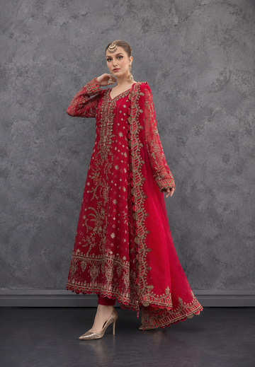 BRISHNA HEAVY EMBROIDERED 3PC