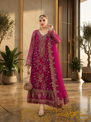 BRISHNA HAVEY EMBROIDERED 3PC