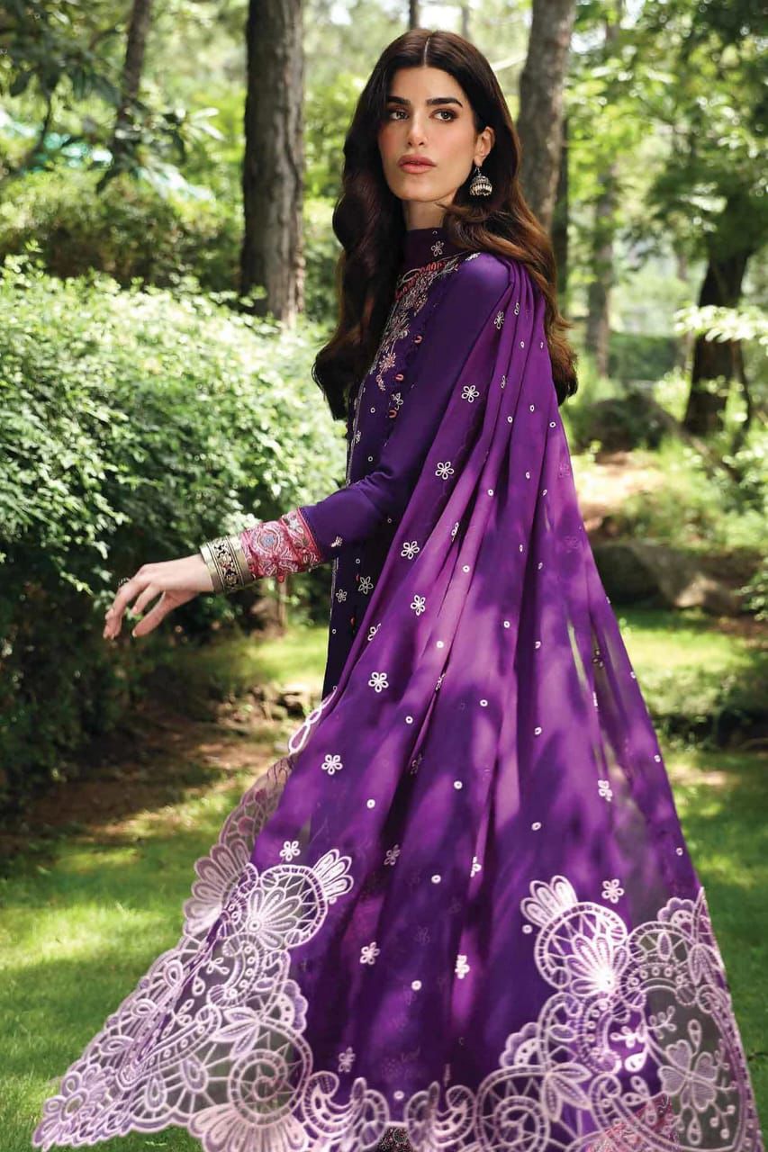 BRI- EMBRIODERED LAWN COTTON 3PC