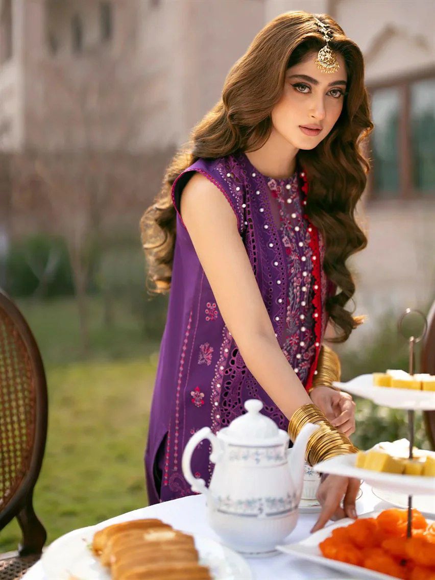 BIN ILYAS LAWN 03PC Suit