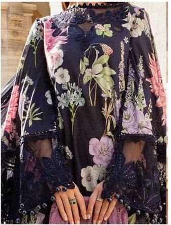 MARIBA B LAWN PRINTED 3PC