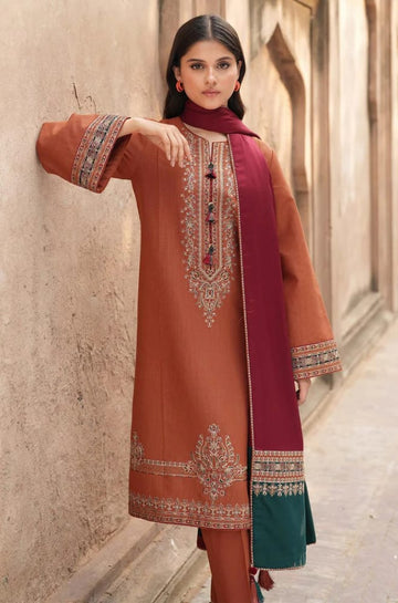 BRISHNA EMBROIDERED 3PC SUIT