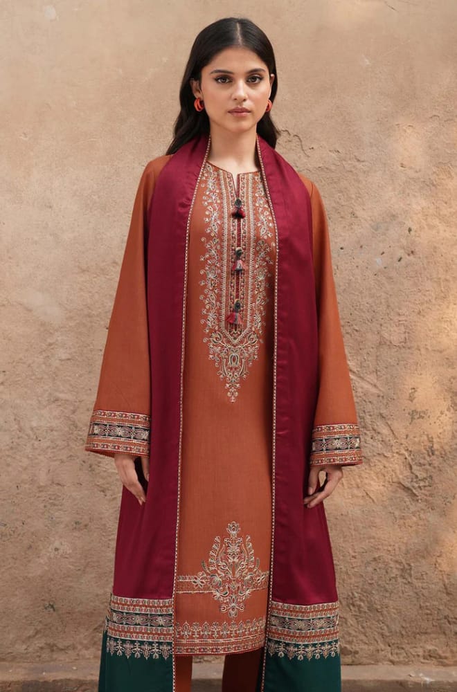 BRISHNA EMBROIDERED 3PC SUIT