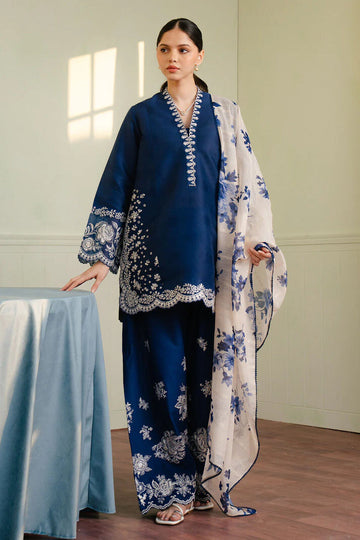 BRISHNA EMBROIDED LAWM 3PC SUIT
