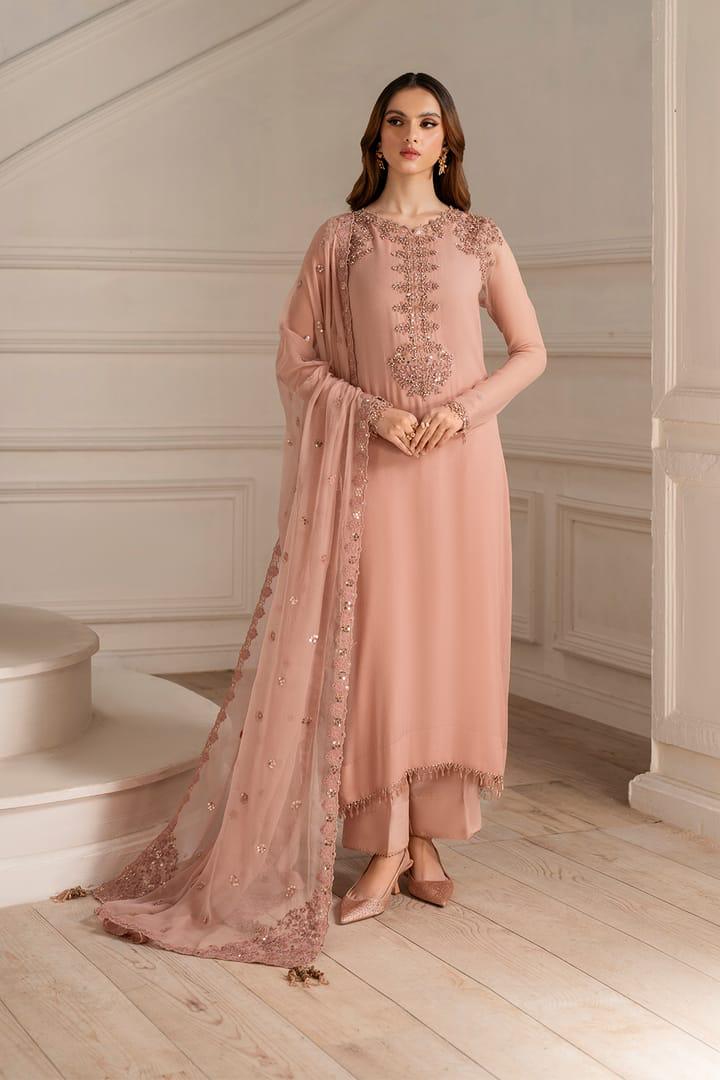 B-3PC EMBROIDERED SUIT