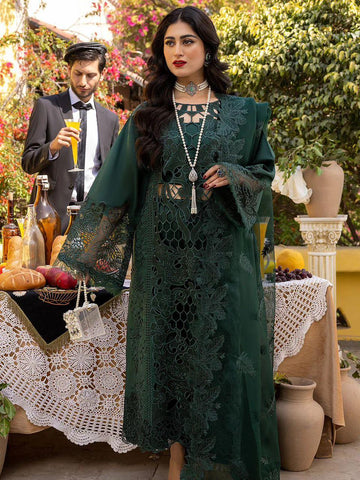 BIN ILYAS EMBROIDERED LAWN 3PC